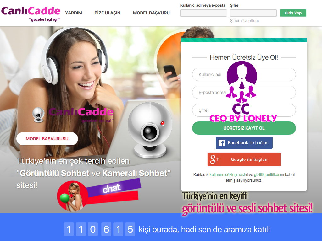 Canlicadde.com Canlı Sohbet Sitesi.