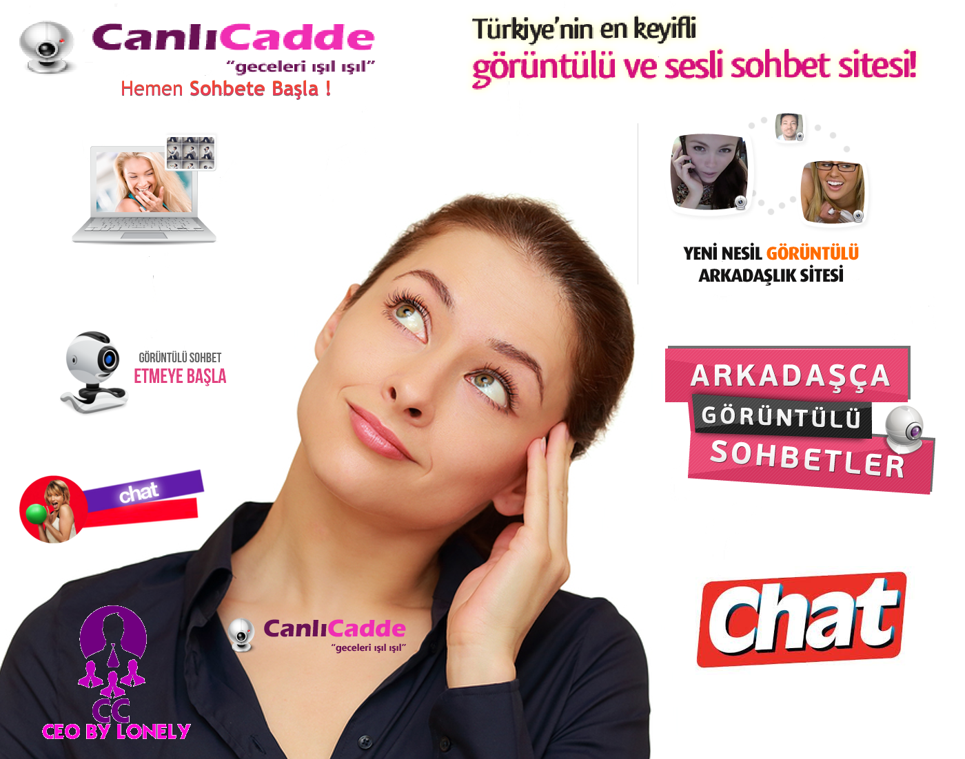  Canlicadde Kadınlarla Canlı Sesli Chat ve Sohbet