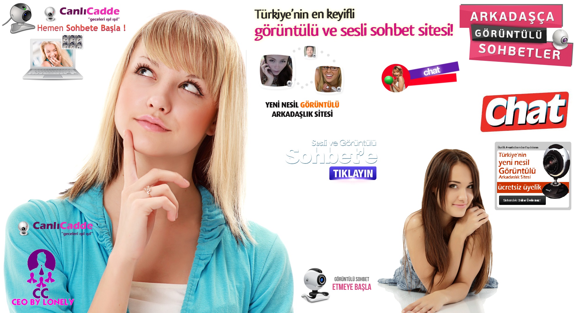 Canlicadde.com Canlı Görüntülü Sohbet Chat Sohbet Odaları