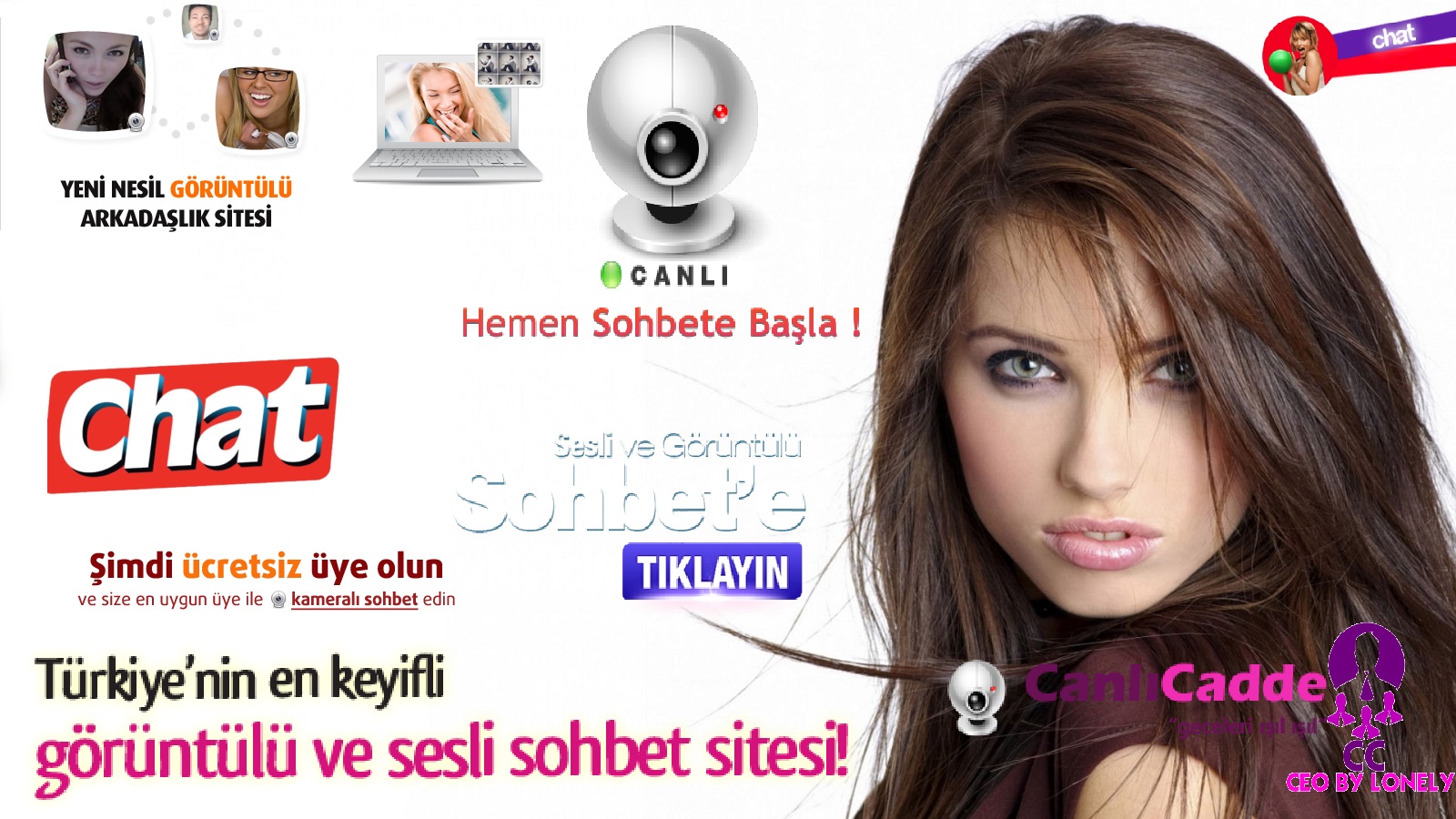 Görüntülü Sohbet,e Giriş İçin Tıklayın Canlicadde.com